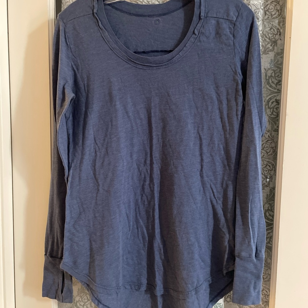 Niyama Sol Long Sleeved Blue Top Small